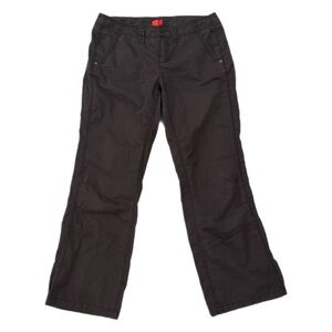 ESPRIT Pants Low Rise Chocolate Brown Utility Cargo Y2K Womens Size 10